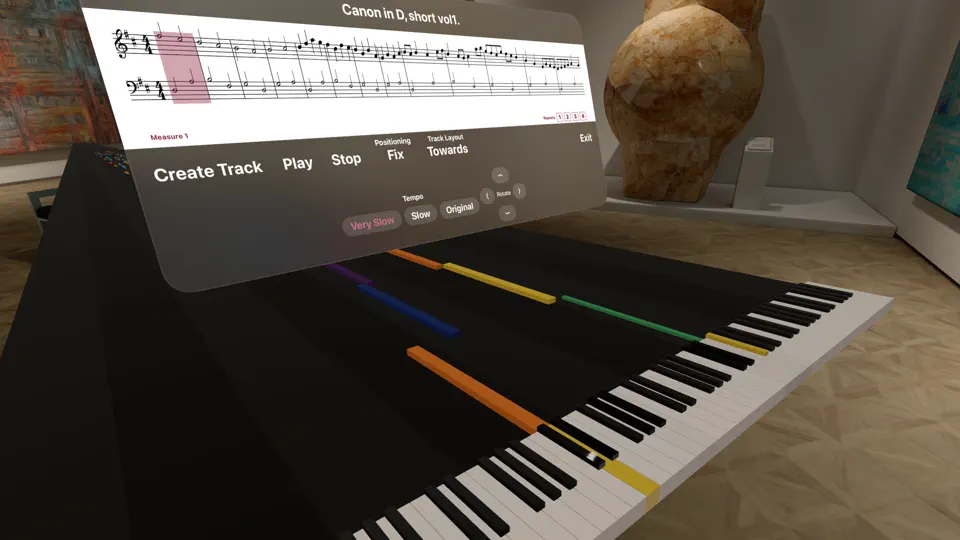 GrandScore on Apple Vision Pro